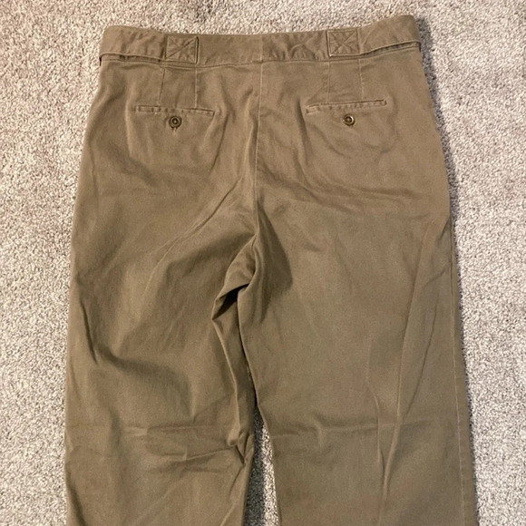 Dressbarn Flat Front Khaki Pants 10 - Picture 12 of 13